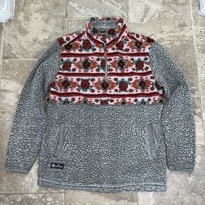 Simply Southern Tried & True‎ Sherpa Pop-Over Size M